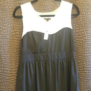Limited black off white dress